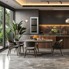 Dunavox Horizon 70 Unterbau-Weinkhlschrank, Edelstahl, DVH-70.185DSS.TO. Mit 3 Jahren Garantie!