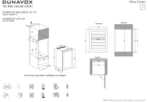 Dunavox Balance 65, Einbau-Weinkhlschrank, schwarz, DXB-65.154DB.TO. Mit 3 Jahren Garantie!