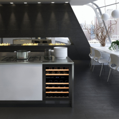 Dunavox FLOW 46HH, Unterbau-Weinkhlschrank, schwarz, DAUF-46.145DBH. Mit 3 Jahren Garantie!