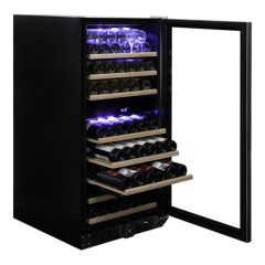 Dunavox Grande 94, freistehender Weinkhlschrank, Edelstahl, DX-94.270SDSK. Mit 3 Jahren Garantie!