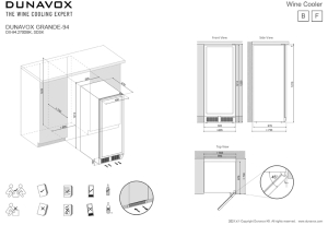 Dunavox Grande 94, freistehender Weinkhlschrank, Edelstahl, DX-94.270SDSK. Mit 3 Jahren Garantie!