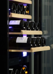 Dunavox Grande 108, freistehender Weinkhlschrank, schwarz, DX-108.330DB. Mit 3 Jahren Garantie!