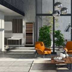 Dunavox Grande 166, freistehender Weinkhlschrank , Edelstahl, DX-166.428SDSK. Mit 3 Jahren Garantie!