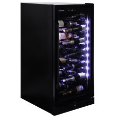 Dunavox Sera 70, freistehender Weinkhlschrank, schwarz, DX-70.258B. Mit 3 Jahren Garantie!