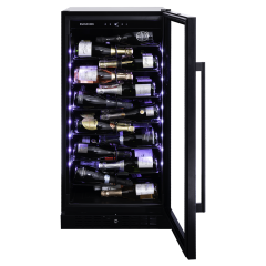 Dunavox Sera 70, freistehender Weinkhlschrank, schwarz, DX-70.258B. Mit 3 Jahren Garantie!