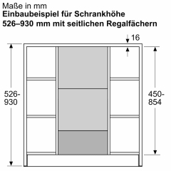 Constructa Kaminverl�ngerung, 450-854 mm, Mattschwarz, CZ51IBK172