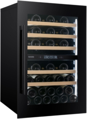 Dunavox Spirit 44, Unterbau-Weinkhlschrank, schwarz matt, DVS-44.120DMB. Mit 3 Jahren Garantie!