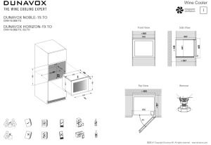 Dunavox Horizon 19, Unterbau-Weinkhlschrank, schwarz matt, DVH-19.50MB.TO. Mit 3 Jahren Garantie!