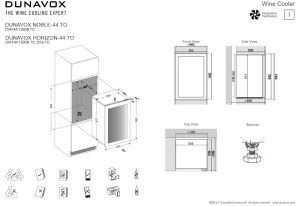 Dunavox Horizon 44, Unterbau-Weinkhlschrank, schwarz matt, DVH-44.120DMB.TO. Mit 3 Jahren Garantie!