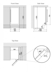 Dunavox Flow 32, Weinkhlschrank, schwarz matt, DAUF-32.83MB. Mit 3 Jahren Garantie!