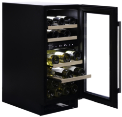 Dunavox Flow 32D, Weinkhlschrank, schwarz matt, DAUF-32.78DMB. Mit 3 Jahren Garantie!