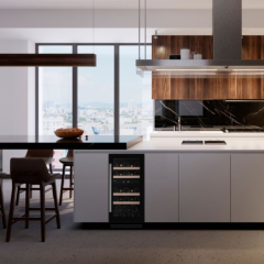 Dunavox Flow 32D, Weinkhlschrank, schwarz matt, DAUF-32.78DMB. Mit 3 Jahren Garantie!