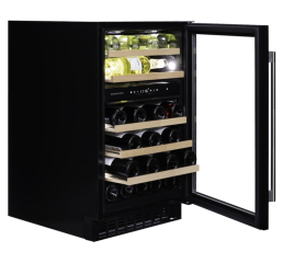 Dunavox Flow 38, Unterbau-Weinkhlschrank, schwarz matt, DAUF-38.100DMB. Mit 3 Jahren Garantie!
