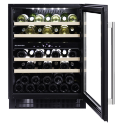 Dunavox Flow 39, Unterbau-Weinkhlschrank, schwarz matt, DAUF-39.121DMB. Mit 3 Jahren Garantie!
