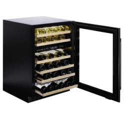 Dunavox Flow 46D, Unterbau-Weinkhlschrank, schwarz matt, DAUF-46.145DMB. Mit 3 Jahren Garantie!