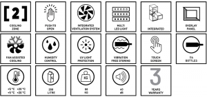 Dunavox Horizon 114, Weinkhlschrank, schwarz matt, DAVG-114.288DMB.TO. Mit 3 Jahren Garantie!