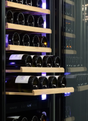 Dunavox Grande 108, freistehender Weinkhlschrank, schwarz, DX-108.330DMB. Mit 3 Jahren Garantie!