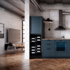 Dunavox Sera 58, Weinkhlschrank, schwarz matt, DX-58.258DMB. Mit 3 Jahren Garantie!