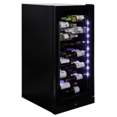 Dunavox Sera 58, Weinkhlschrank, schwarz matt, DX-58.258DMB. Mit 3 Jahren Garantie!