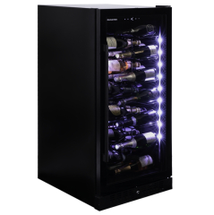 Dunavox Sera 70, freistehender Weinkhlschrank, schwarz matt, DX-70.258MB. Mit 3 Jahren Garantie!