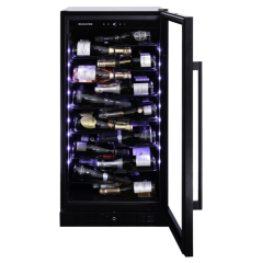 Dunavox Sera 70, freistehender Weinkhlschrank, schwarz matt, DX-70.258MB. Mit 3 Jahren Garantie!