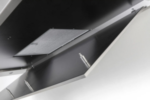 Novy Flat'line Wandhaube Extern 7615, Edelstahl, 120cm, mit 5 Jahren Garantie