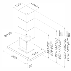 Novy Schachtverl�ngerung Novy Flatline - Option A, 7640120