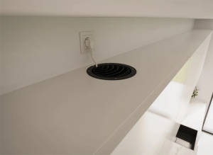 Novy Abluftgitter f�r Oberschr�nke Schwarz, 906450