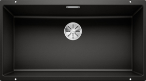 Blanco Subline 800-U Unterbausp�le, Silgranit, Farbe schwarz, InFino Ablauf, 526005
