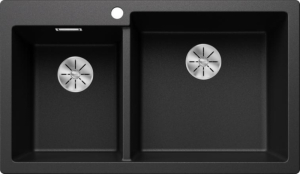 Blanco Pleon 9 Einbausp�le, Silgranit, Farbe anthrazit, InFino Ablauf, 523057