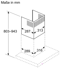 Bosch DWZ1FB3I6, Long-life Clean Air Umluftset, Metall-Optik