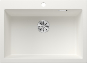 Blanco Pleon 8 Einbausp�le, Silgranit, Farbe weiss, InFino Ablauf, 523047