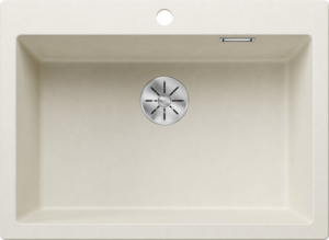 Blanco Pleon 8 Einbausp�le, Silgranit, Farbe softweiss, InFino Ablauf, 527140