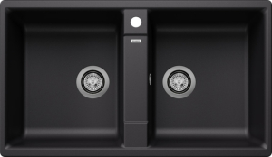 Blanco Zia 9 Einbausp�le, Silgranit, Farbe schwarz, 526029