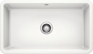 Blanco Villae Single Farmhouse Keramik, Farbe kristallweiss gl�nzend, ohne Ablauffernbedienung, 525163