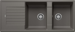 Blanco Zia 8 S Einbausp�le, Silgranit, Farbe vulkangrau, ohne Ablauffernbedienung, 527392