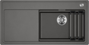 Blanco Etagon XL 6 S-F Einbausp�le fl�chenb�ndig, Silgranit, Farbe vulkangrau, InFino Ablauf, 528103