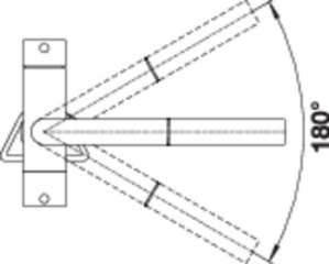 Blanco Fontas-S II, Hochdruck Zugauslauf Schlauchbrause, satin platinum, 527715