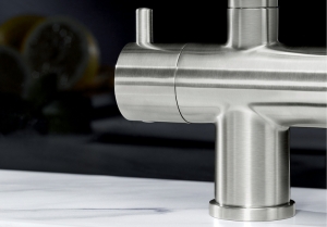 Blanco Fontas II, Hochdruck Festauslauf, PVD satin platinum, 527714