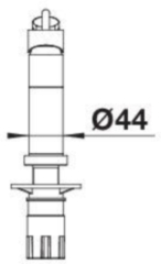 Blanco Kano-S-F Fensterarmatur, Hochdruck Zugauslauf Schlauchbrause, chrom, 527969