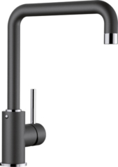 Blanco Mili Armatur, Silgranit-Look, Hochdruck Festauslauf, anthrazit, 523103