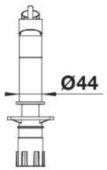 Blanco Kano-S Vario Armatur, Hochdruck Zugauslauf Schlauchbrause, chrom, 527961