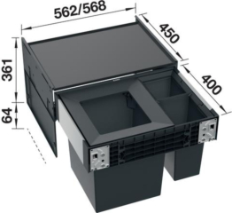 Blanco Select II Big Abfalltrennsystem, 528148