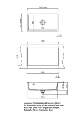 Systemceram KeraDomo MERA 80 F/o, Farbe Eibe (matt), mit 5 Jahren Garantie