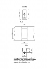 Systemceram KeraDomo MERA 24 F/o in Eibe (matt), mit 5 Jahren Garantie