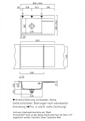 Systemceram KeraDomo STEMA 86 SL F in Eibe (matt), mit 5 Jahren Garantie