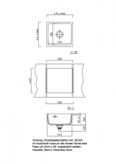 Systemceram KeraDomo MERA 51 F/o in Eibe (matt), mit 5 Jahren Garantie