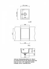 Systemceram KeraDomo MERA 39 F/o in Eibe (matt), mit 5 Jahren Garantie
