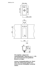 Systemceram KeraDomo MERA 16 U/g, geschliffene Oberseite, Farbe Nero (gl�nzend), mit 5 Jahren Garantie