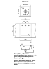 Systemceram KeraDomo MERA 40 U/g, geschliffene Oberseite, Farbe Polar (matt), mit 5 Jahren Garantie